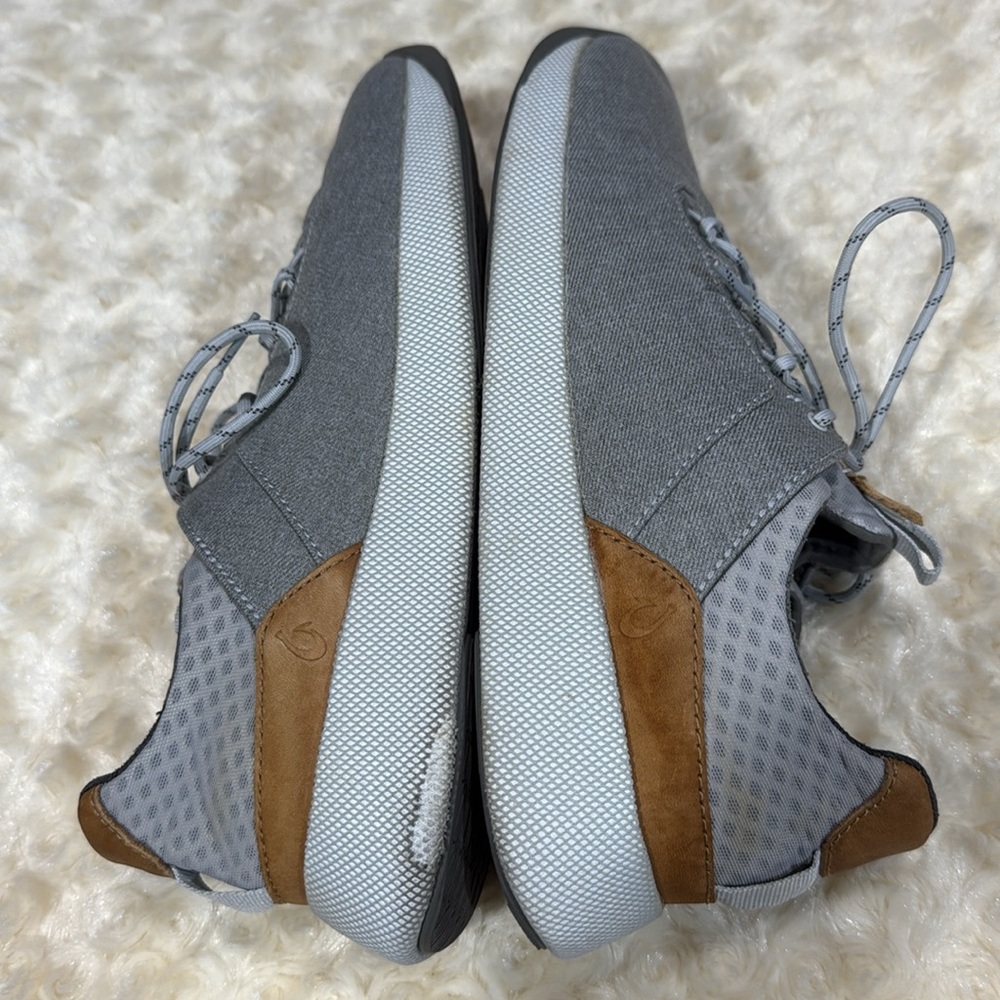 Olukai Men's Gray Casual Sneakers  Nanea Li - Picture 7 of 11